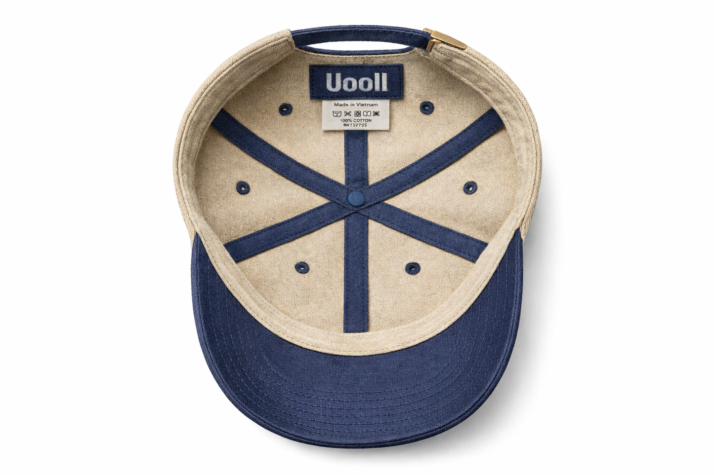 Uooll Atlas / Washed 6-Panel Ball Cap_Nubuck Pale Khaki · Dress Blues