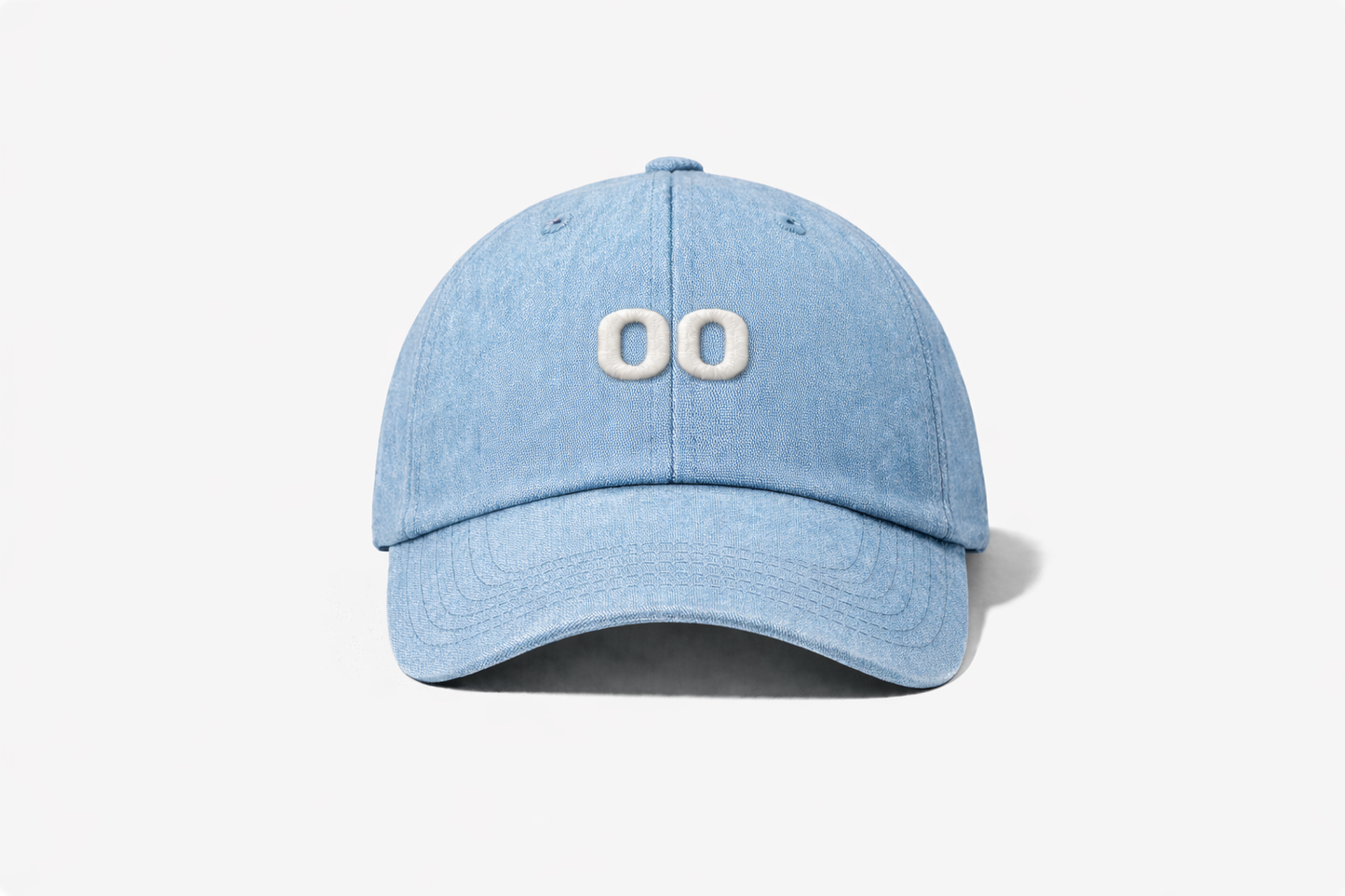 Denim / Military 6-Panel Ball Cap_Blue