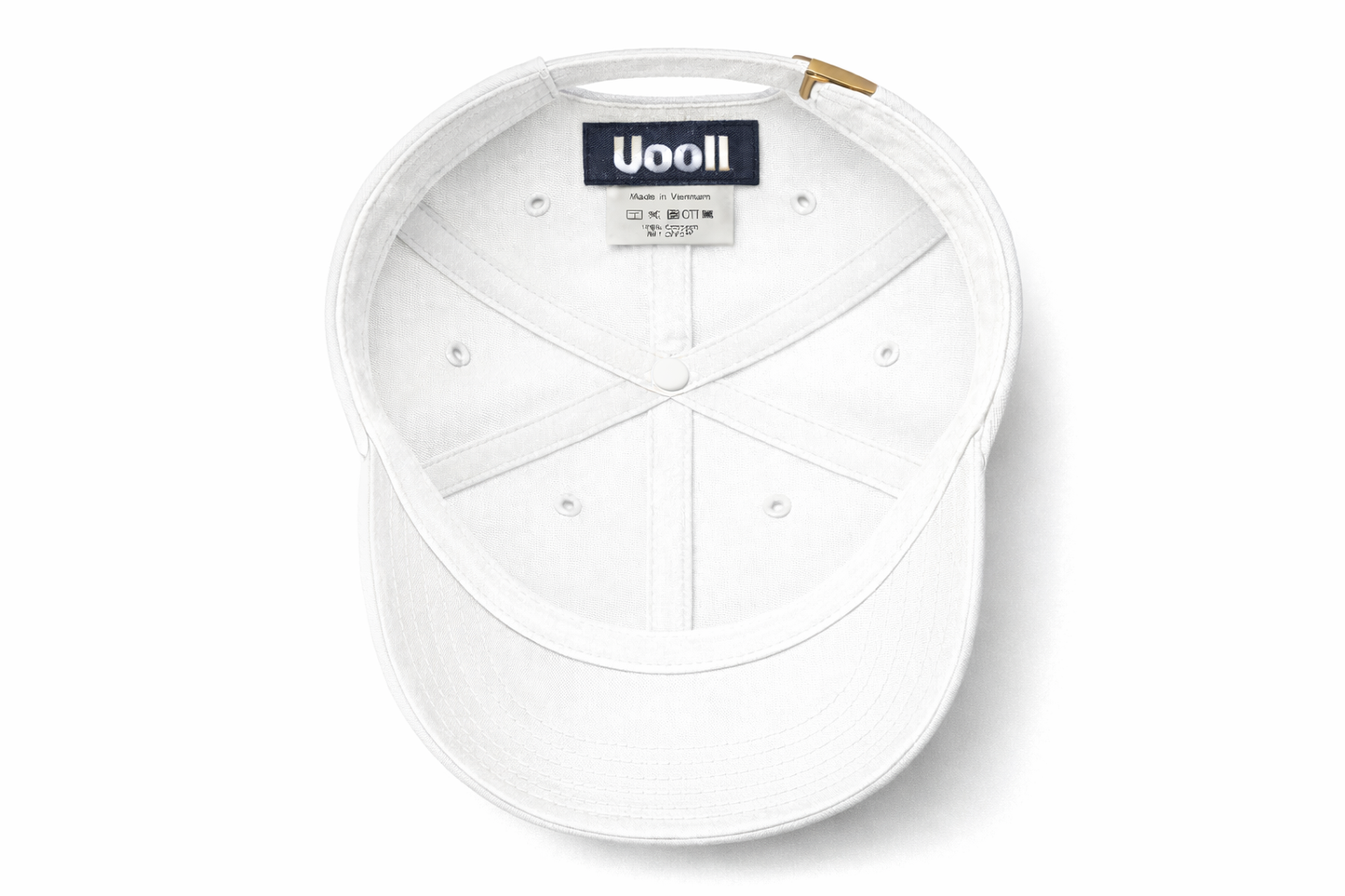 6-Panel Ball Cap _ Bright White
