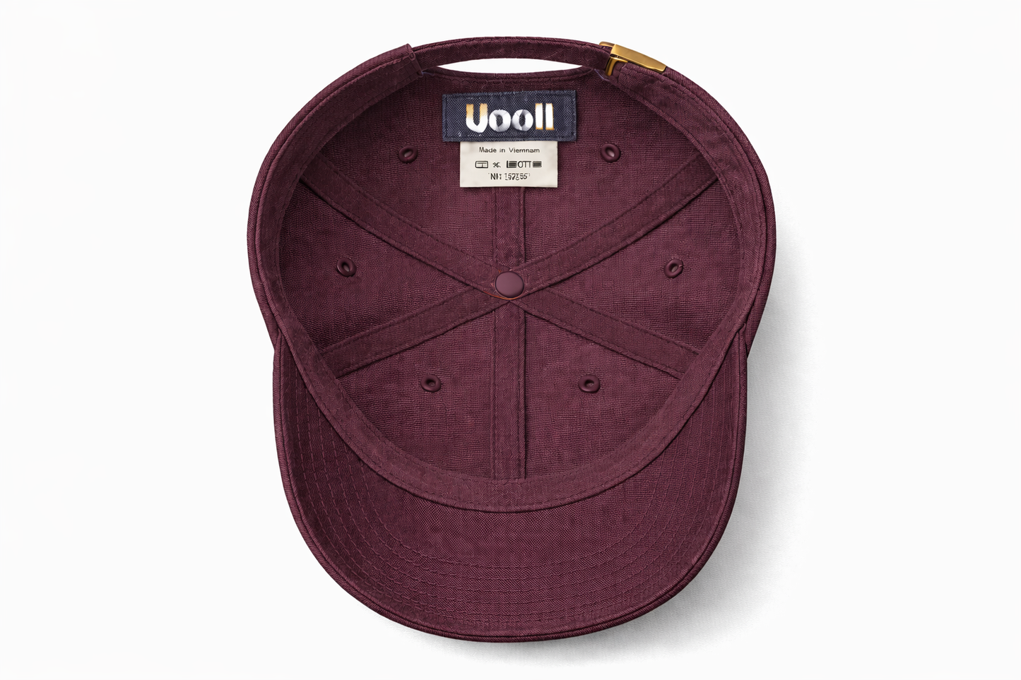 Uooll Atlas/6-Panel Ball Cap_Zinfandel