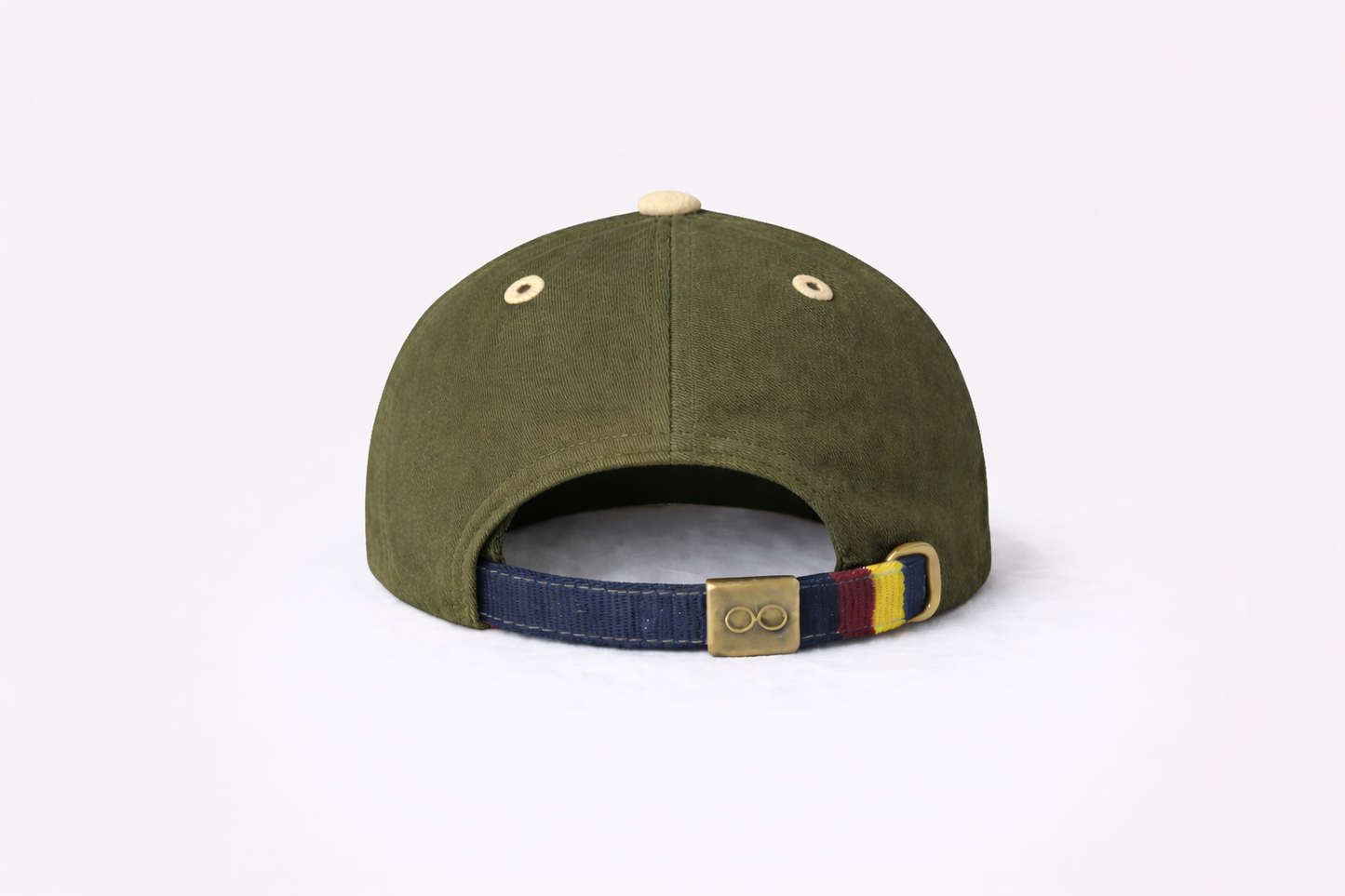 Contrast 6-Panel Ball Cap_Olive Branch · Pale Khaki