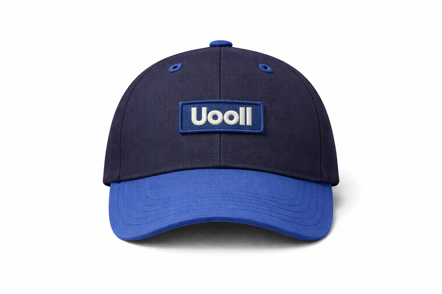 Uooll Atlas / Contrast 6-Panel Ball Cap_Dress Blues · Classic Blue 