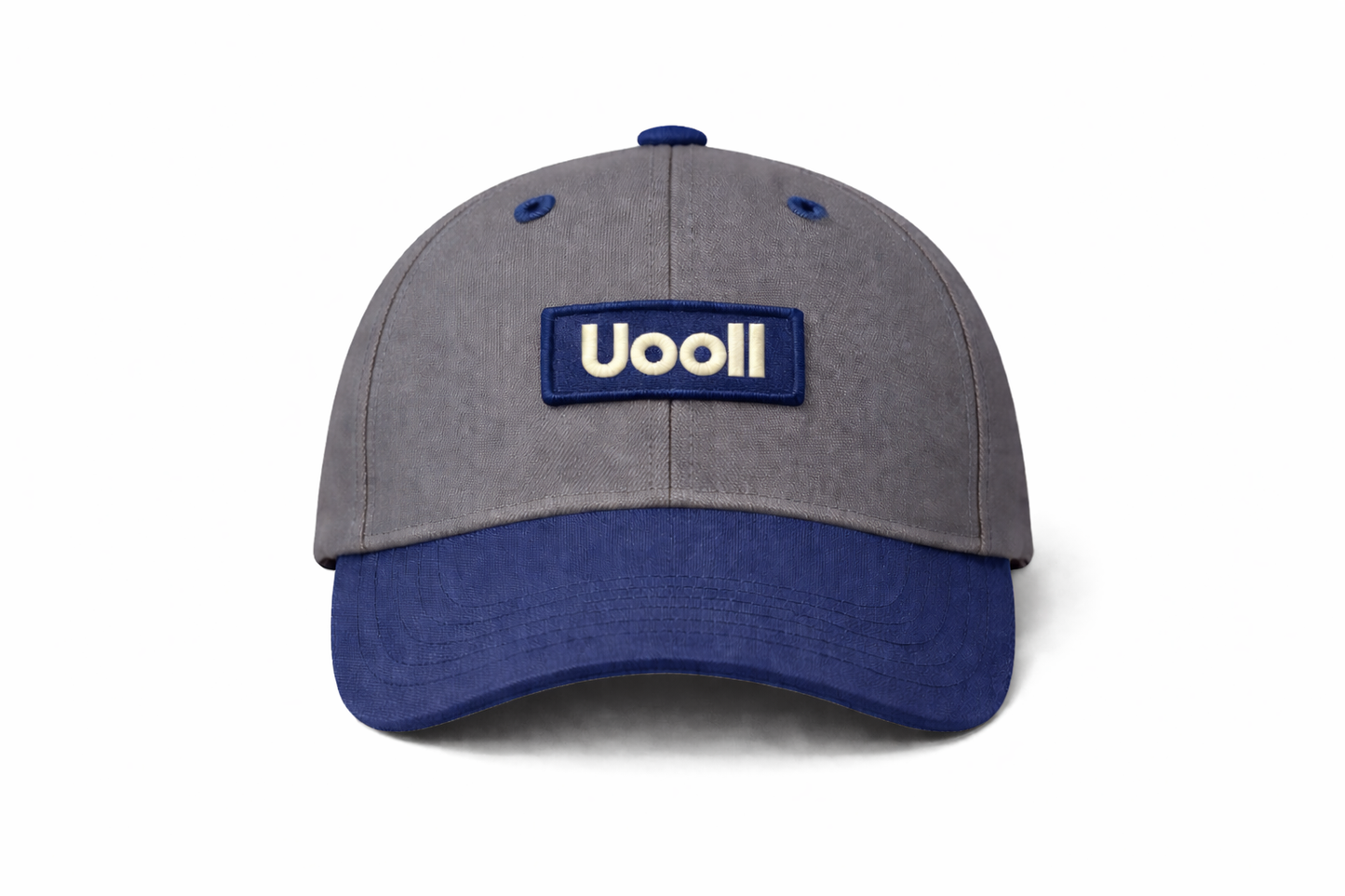 Uooll Atlas / Contrast 6-Panel Ball Cap_Steel Gray · Dress Blues 