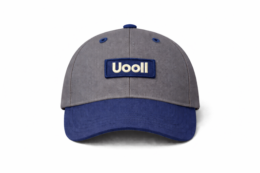 Uooll Atlas / Contrast 6-Panel Ball Cap_Steel Gray · Dress Blues