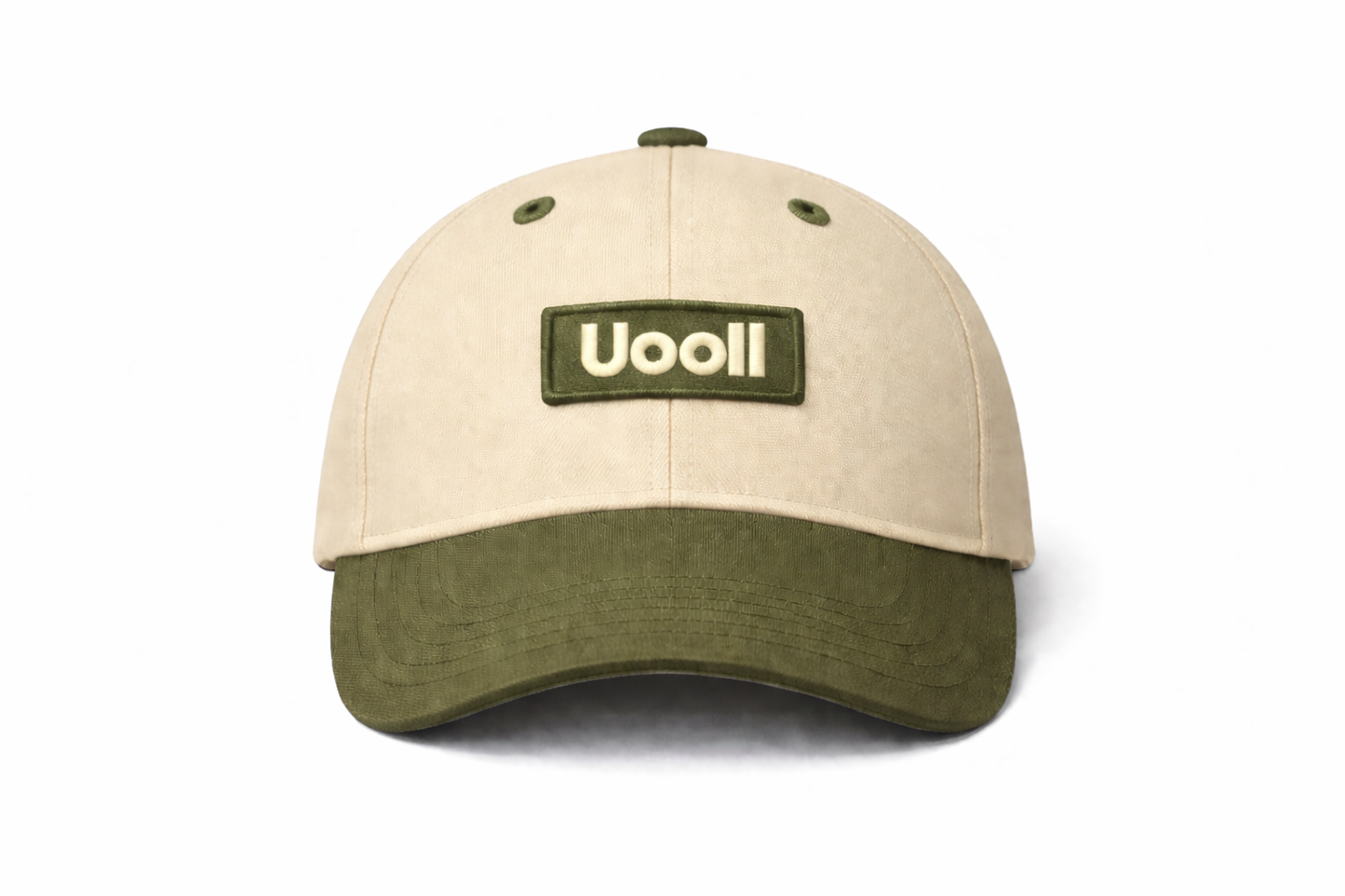 Uooll Atlas/Contrast 6-Panel Ball Cap_Pale Khaki · Olive Branch 