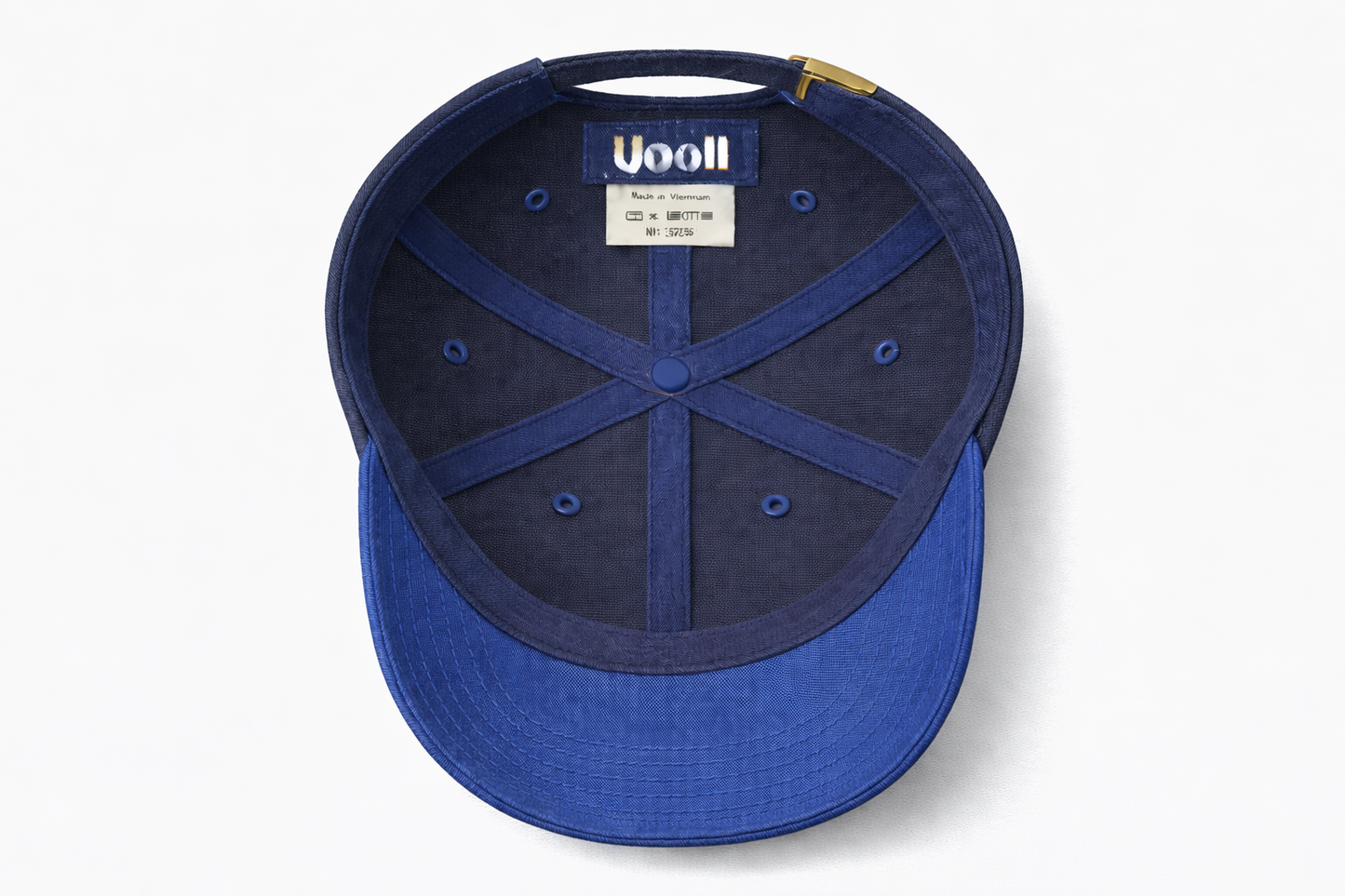 Uooll Atlas / Contrast 6-Panel Ball Cap_Dress Blues · Classic Blue 
