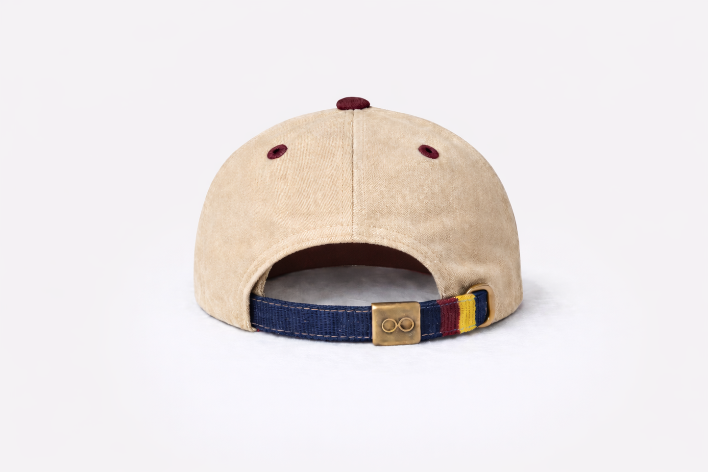 Uooll Atlas / Washed 6-Panel Ball Cap_Nubuck Pale Khaki · Zinfandel 