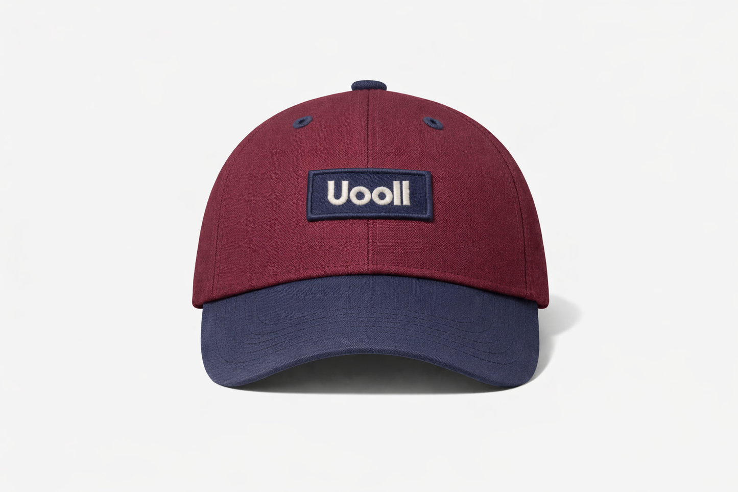 Contrast 6-Panel Ball Cap_Zinfandel · Dress Blues