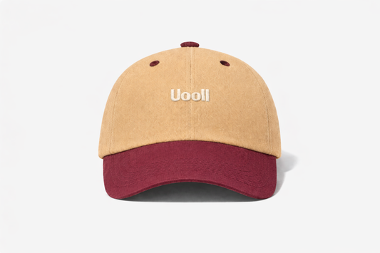 Uooll Atlas / Washed 6-Panel Ball Cap_Nubuck Pale Khaki · Zinfandel