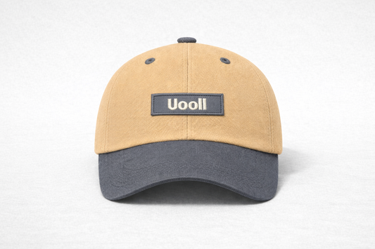 Uooll Atlas / Washed 6-Panel Ball Cap_Nubuck Pale Khaki · Steel Gray 