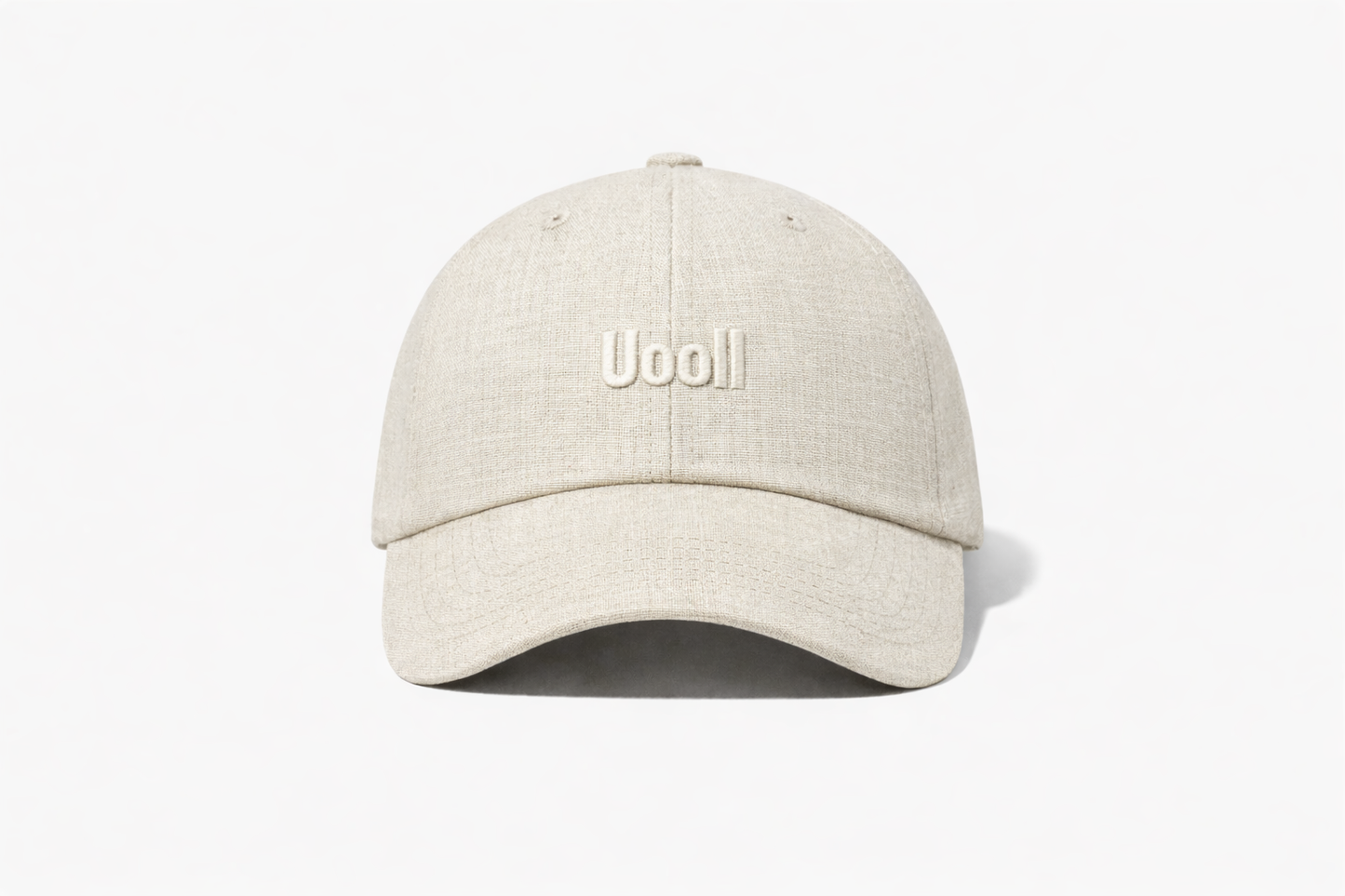Linen 6-Panel Ball Cap_Natural