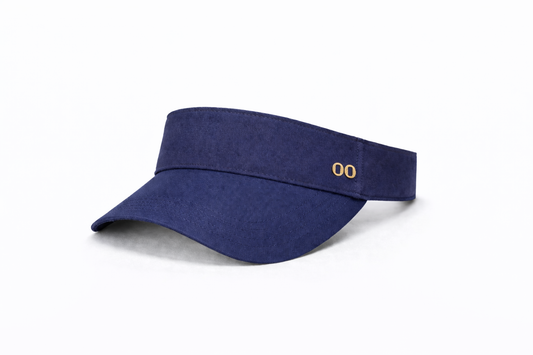 Brushed Band Visor_Dress Blues
